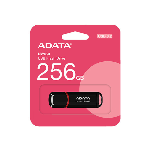 فلش مموری ای دیتا UV150 USB 3 ظرفیت 256 گیگابایت