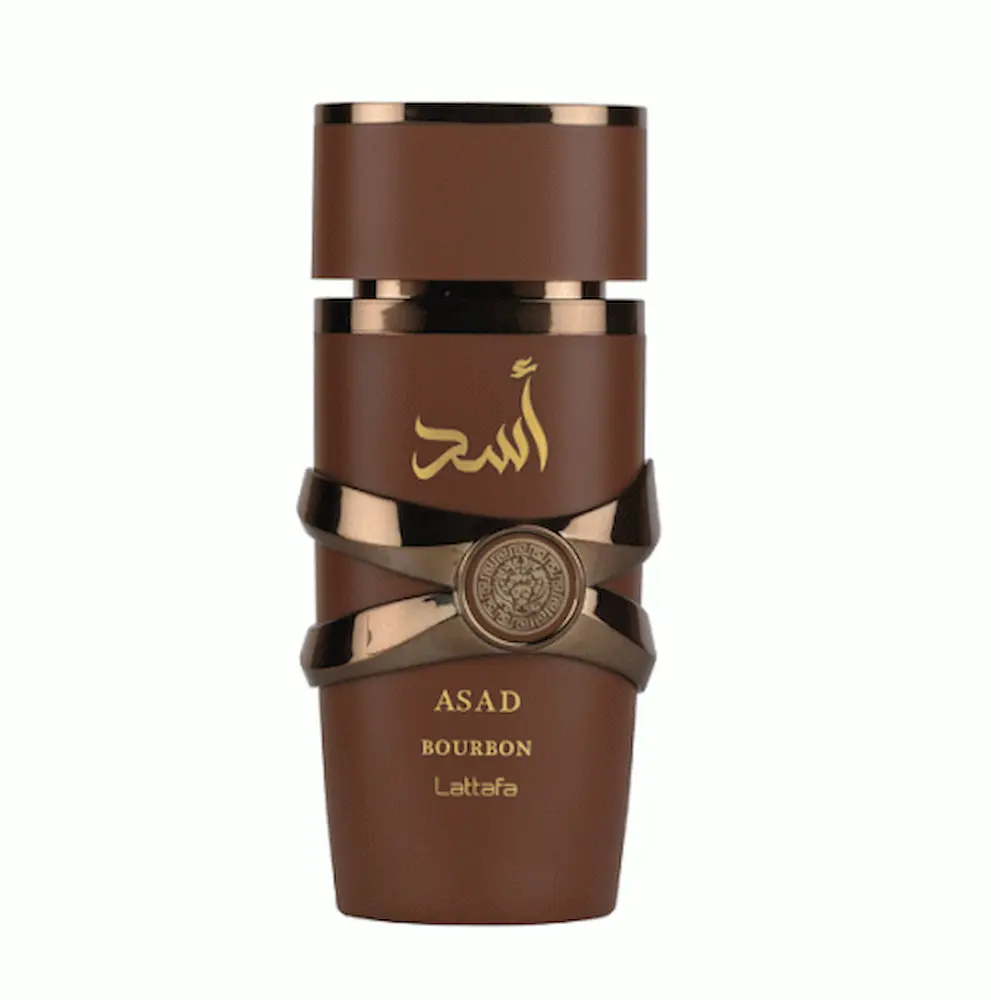 عطر ادوپرفیوم لطافه مدل اسد بوربون مردانه و زنانه حجم ۱۰۰ میلی لیتر